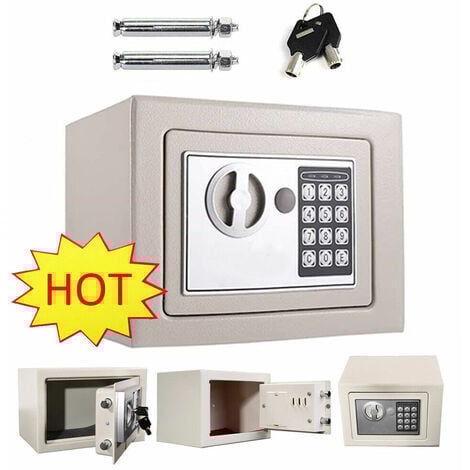Safe Large Digital High Security Electronic Steel Home Cash Rated Key Safety Box