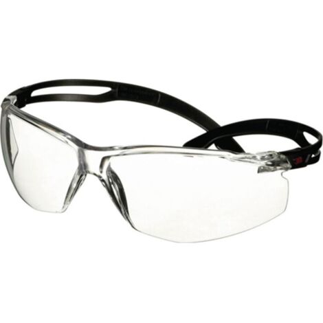 SafeGuilder SecureFIT? 500 EN 166, EN171 Strap Black, Slice Clear PC 3M
