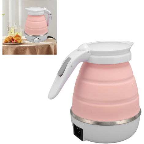 SafePop 600ml Faltbarer Wasserkocher, Silikon, Selbstlöschend, Tragbarer Reise-Wasserkocher [Wasserkocher] [SafePop] [600ml] [Silikon-Reise-Wasserkocher]