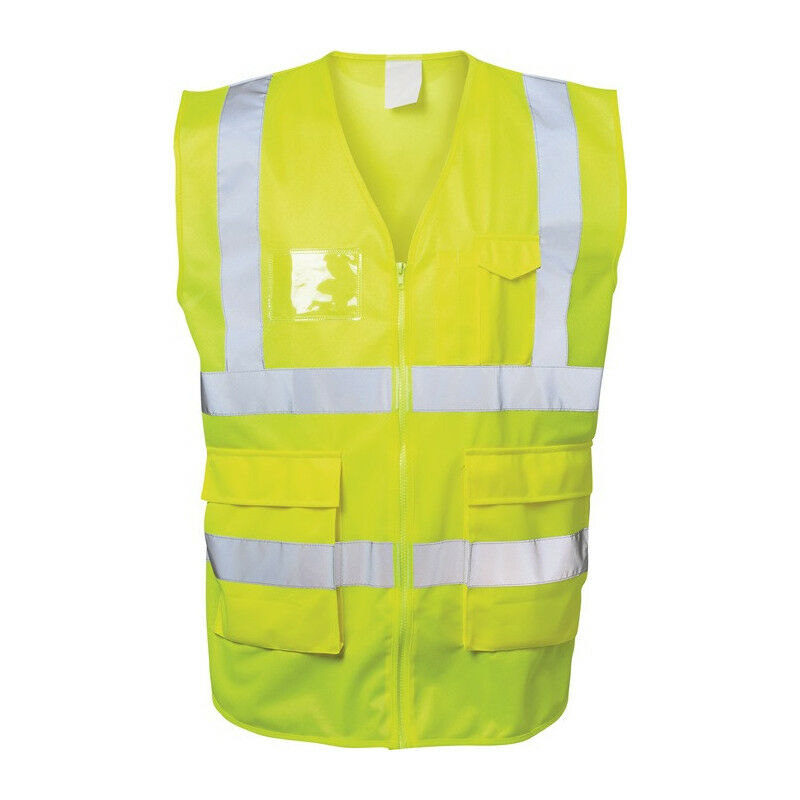 

Chaleco de advertencia ALBIN talla XL amarillo EN ISO 20471 clase EN ISO 13688 SAFESTYLE