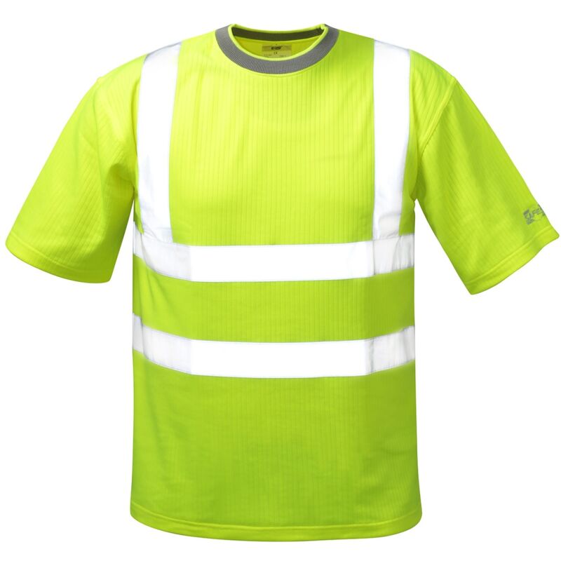 Image of Warnschutz-T-Shirt steven Größe m gelb