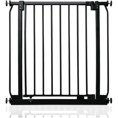 Safetots Barrière De Sécurité Elite, Barrière D'escalier À Fixation Par Pression, 71cm - 80cm, Couleur Noir Mat