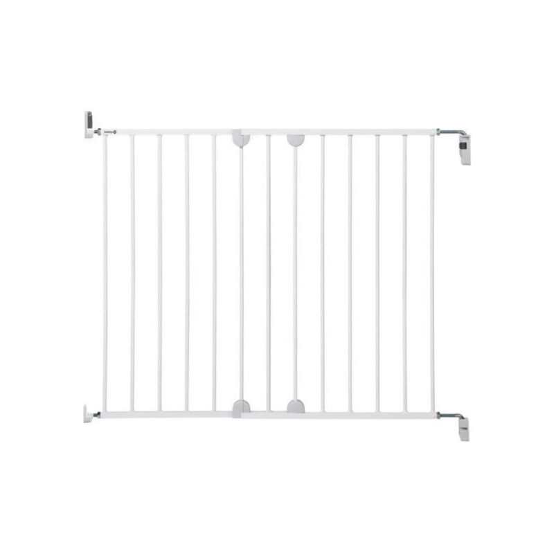 Safety 1st - Barriere de sécurité wall-fix extending, largeur de 62 a 102 cm, De 6 a 24 mois, métal blanc, fixation dans le mur
