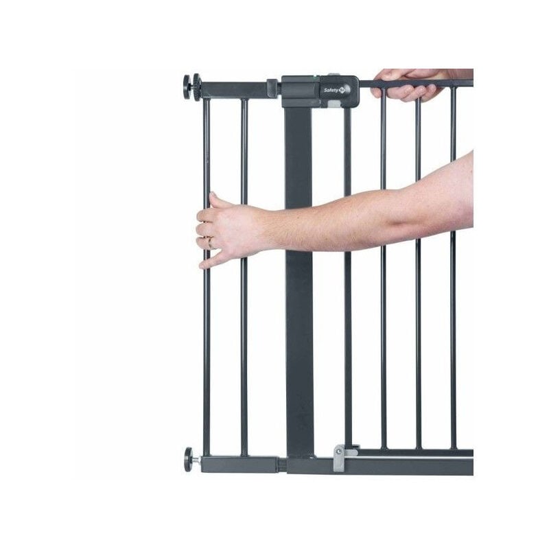 Safety 1st - Extension pour barrieres u-pressure metal 14 cm metal Black