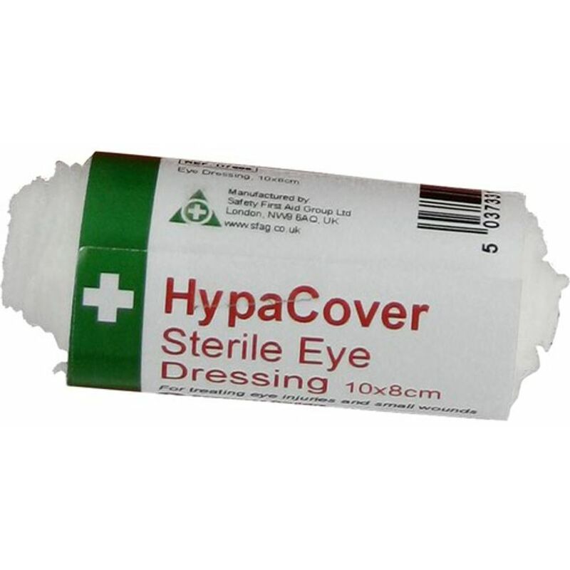 Hypacover - Safety Fist Aid Steile Eye Dessing, Pack of 6 D7889PK6
