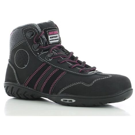 Safety Jogger Isis S3 scarpe antinfortunistiche alte da donna Nero / Rosa 37