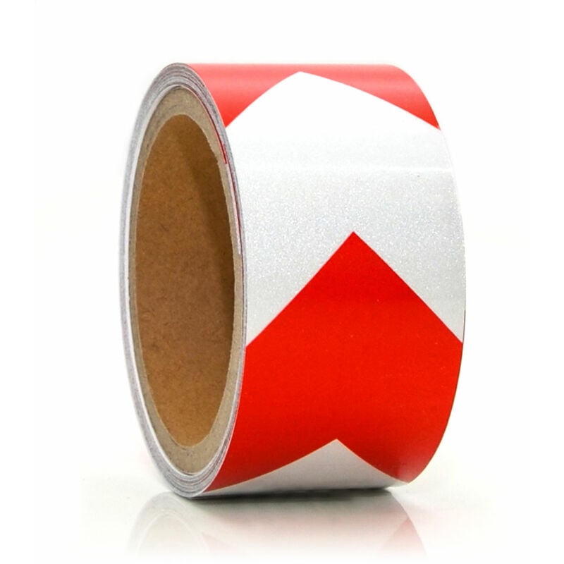 Safety Tape 5mx5cm reflective warning sticker self-adhesive reflector Red White