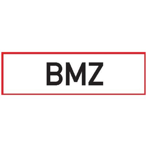 SafetyMarking Brandschutzschild Folie B297xH105 mm Brandmeldezentrale langnachleuchtend