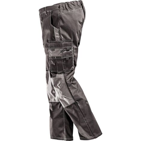 safety&more Arbeitshose NITRO schwarz/grau Hose