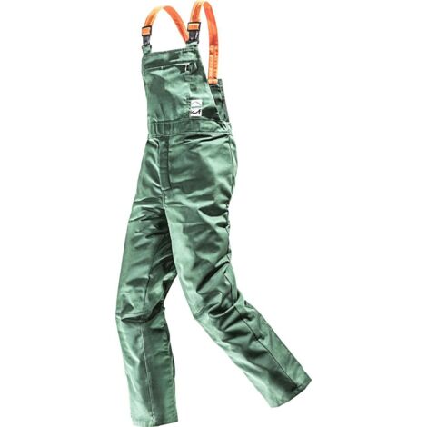safety&more Schnittschutz-Latzhose grün Latzhose