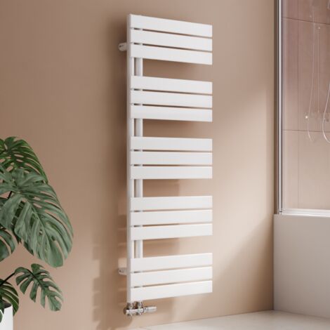 S'AFIELINA Badheizkörper Handtuchheizkörper Flach Paneel Heizkörper für Bad Seitenanschlusss Weiß 1320x500mm 661 Watt