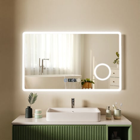 miroir salle de bains neon rectangulaire EMILY