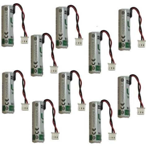 Saft 10 Batteria litio 3,6V 2,6Ah AA compatibile Tecnoalarm - LS14500-TEC