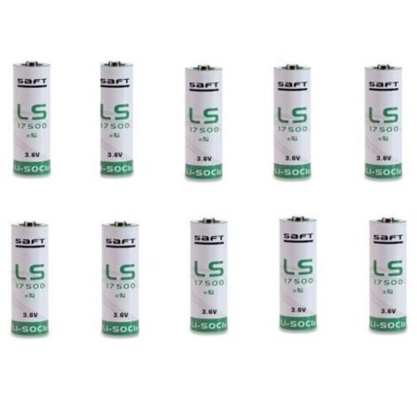 Saft 10 pezzi batteria litio 3,6V 3,6Ah - LS17500