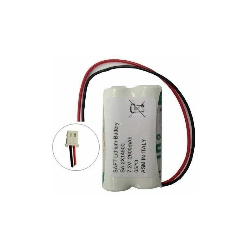Image of 2LS14500 du 7,2V 2,6Ah Pacco batterie al Litio connettore comelit - red dx
