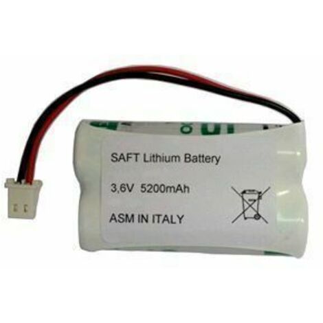 Saft batteria al litio 3,6V 5,2Ah compatibile TEKNOX PI03KB - 2LS14500SX