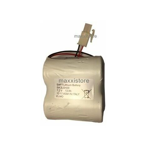 Saft batteria litio antifurto compatibile IESS 7,2V 13Ah LSH20