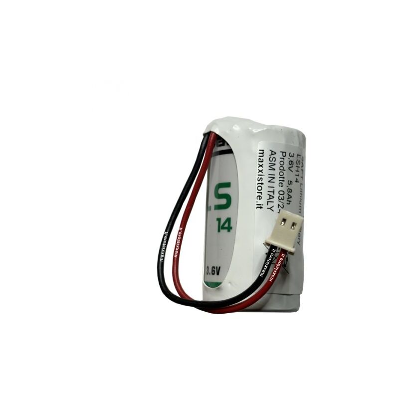 Image of Pacco batterie Litio 3,6V 5,5Ah compatibile saet - LSH14-DX - Saft