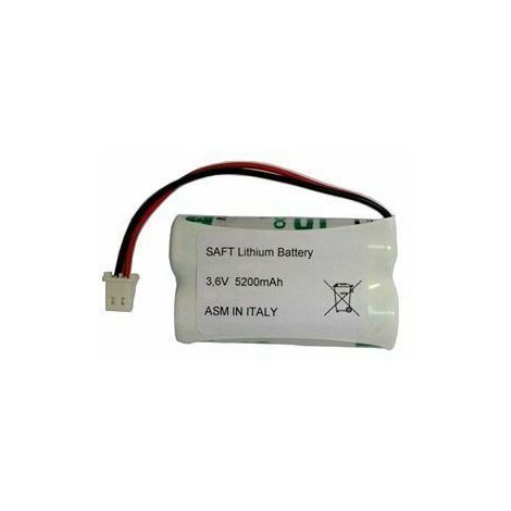 Saft pacco batteria 3,6V 5200mA compatibile TREX di T-LAB