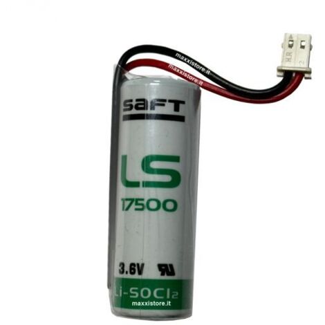 Saft pacco batteria Litio 3,6V 3,6Ah compatibile allarme SAET - LS17500-DX