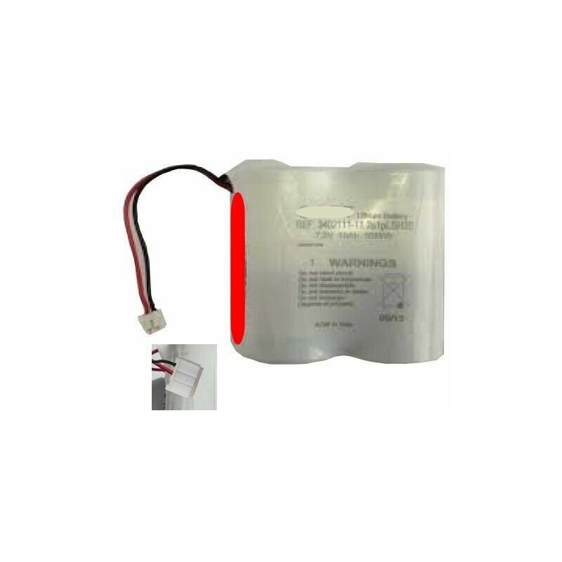 Image of Pacco batterie litio compatibile urmet 7,2V 13Ah b13l per sirene 1055/405 - Saft