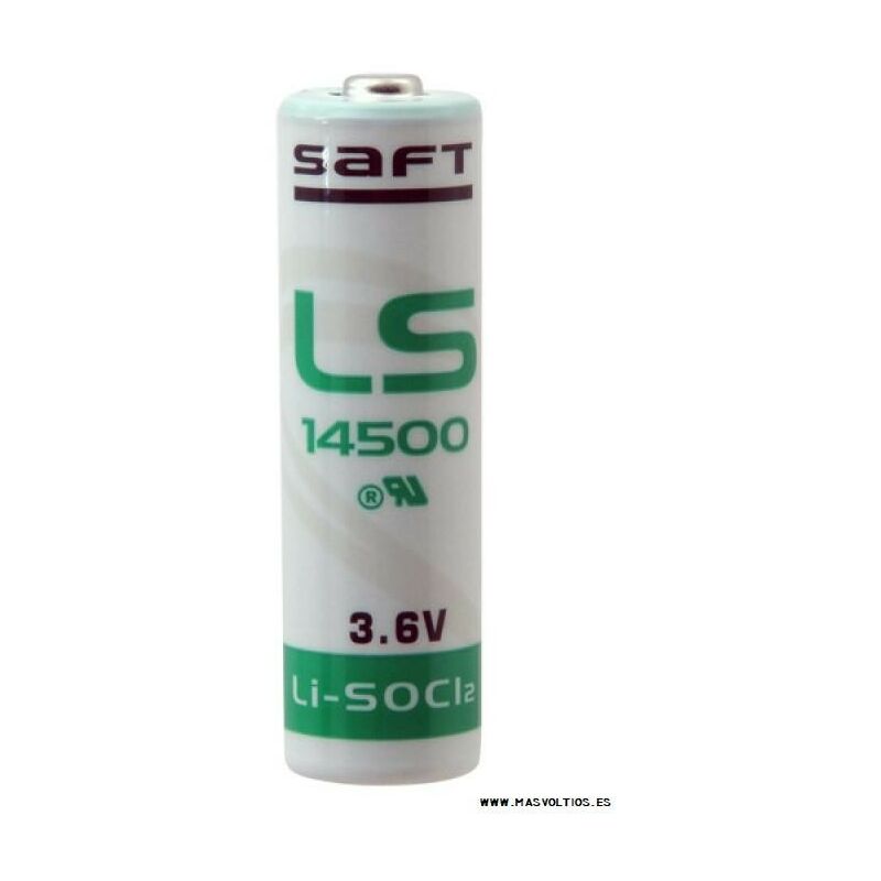 

Pack 5 LS14500 Pila industrial de litio de litio 3.6V 2.6