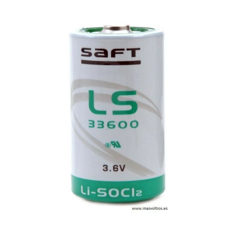 

LS33600 Pila industrial de litio 3.6V 17Ah