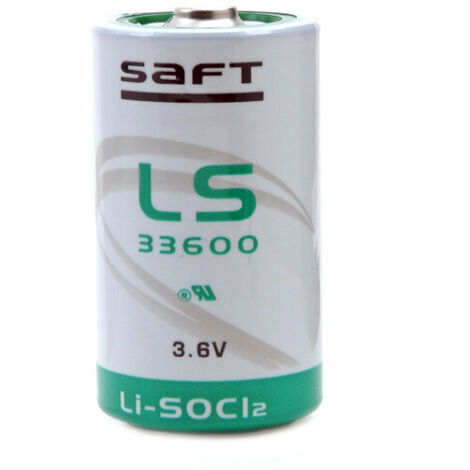 Saft - Pile lithium LS33600 D 3.6V 17Ah