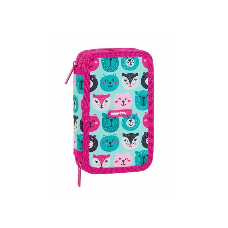 

Plumier Doble Animales (28 piezas) - Safta