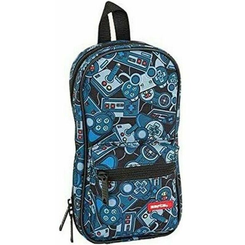 

Plumier Mochila Welcome Gamers Azul - Safta