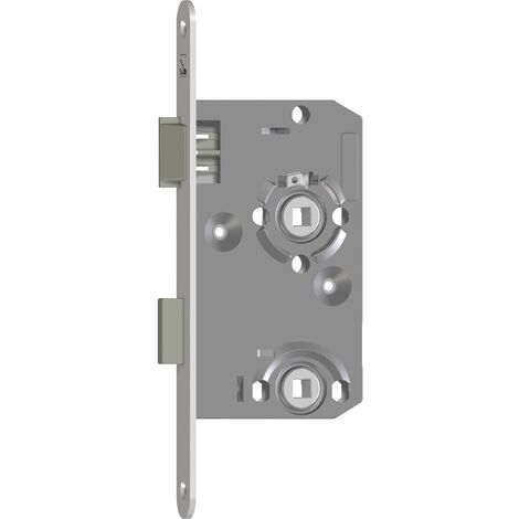 SAG Einstemmschloss 1 413000 WC, DM 55,Stulp 235x18x3mm,links, silber lackiert