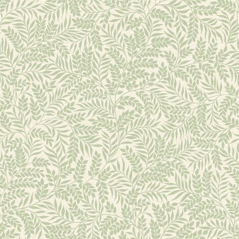 Sage Mini Leaf Holden Wallpaper Natural Floral Branch Tree Green Contemporary