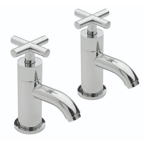 Sagittarius Avant Bath Taps, Pair, Chrome