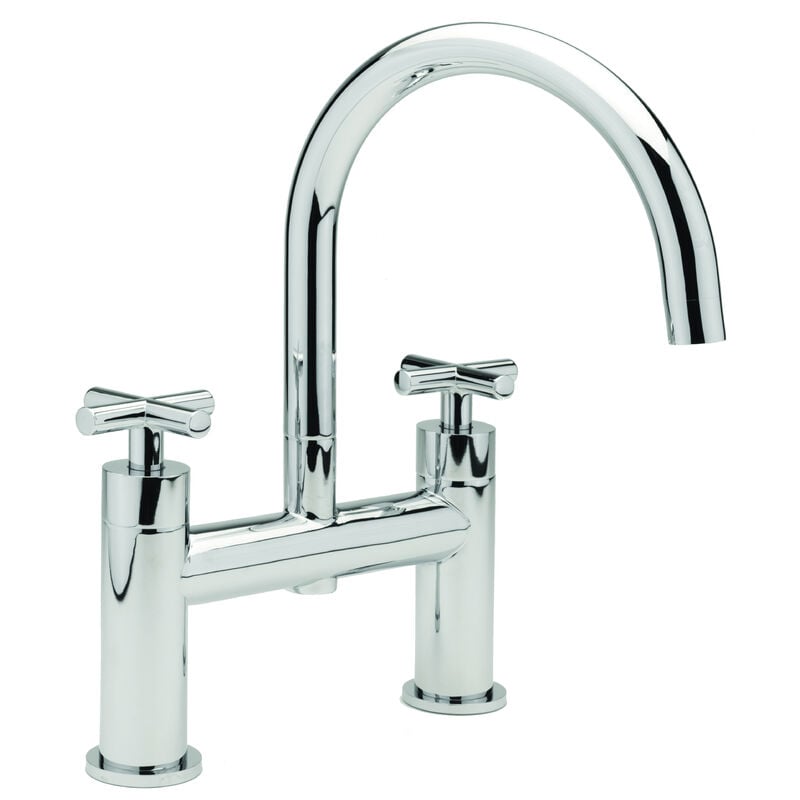 Mm_unverified_brand - Sagittarius Avant Bath Filler Tap Pillar Mounted - Chrome