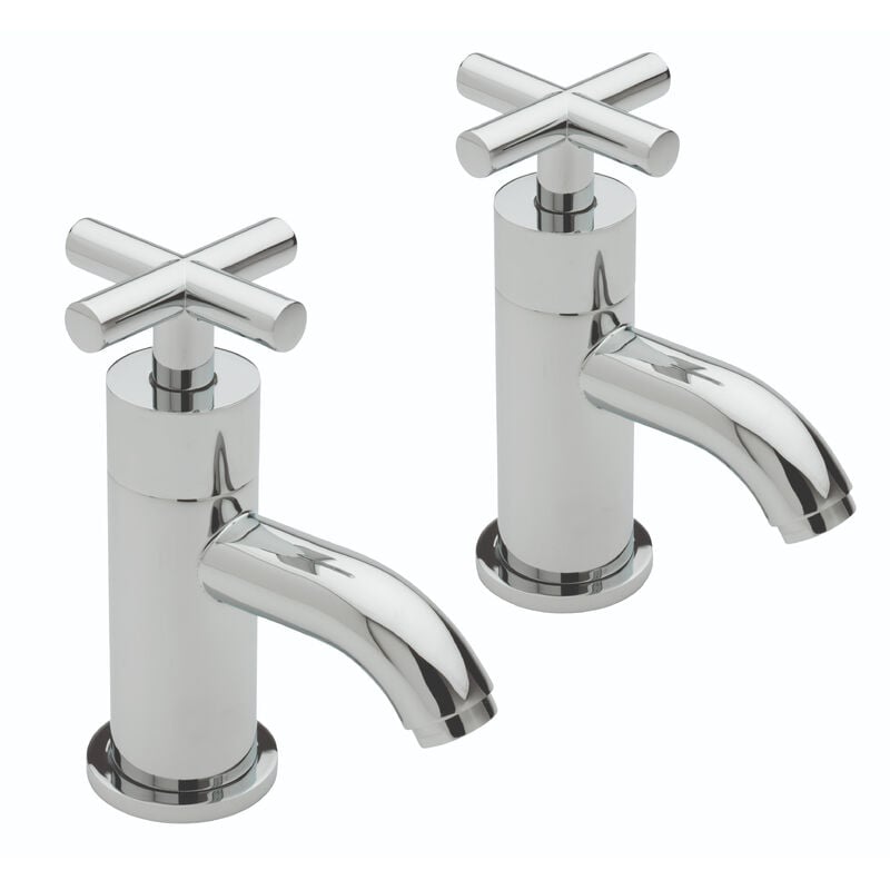 Sagittarius Avant Bath Taps Pair Chrome