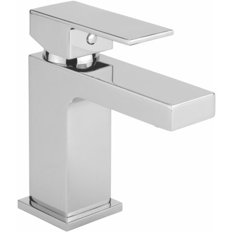 Sagittarius Blade Mono Basin Mixer Tap with Sprung Waste - Chrome
