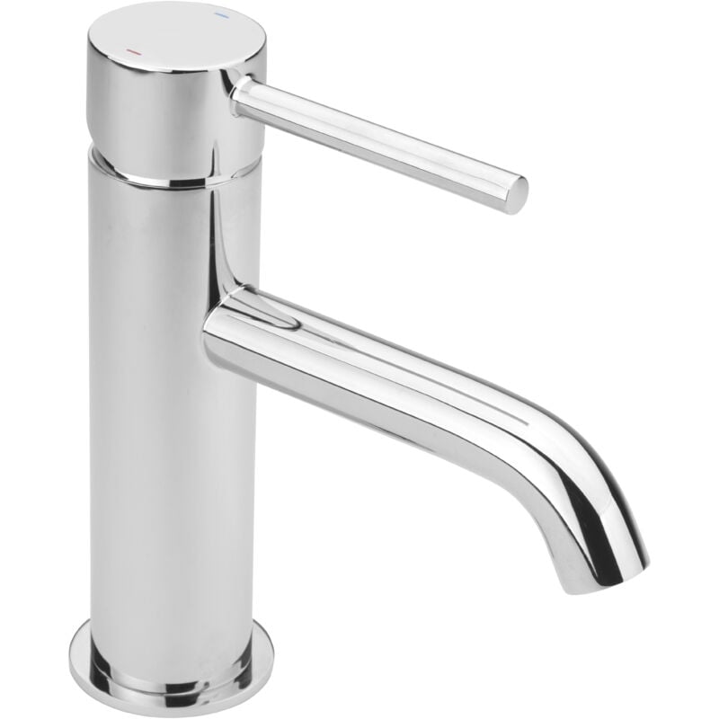 Sagittarius Ergo Mono Basin Mixer Tap with Sprung Waste - Chrome