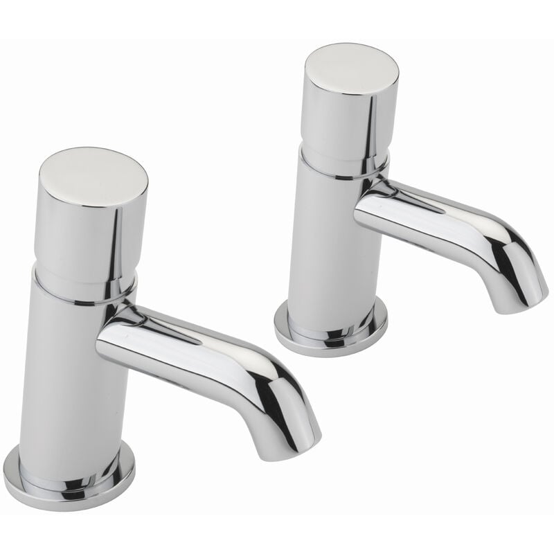 Sagittarius Ergo Non-Concussive Basin Taps Pair Chrome