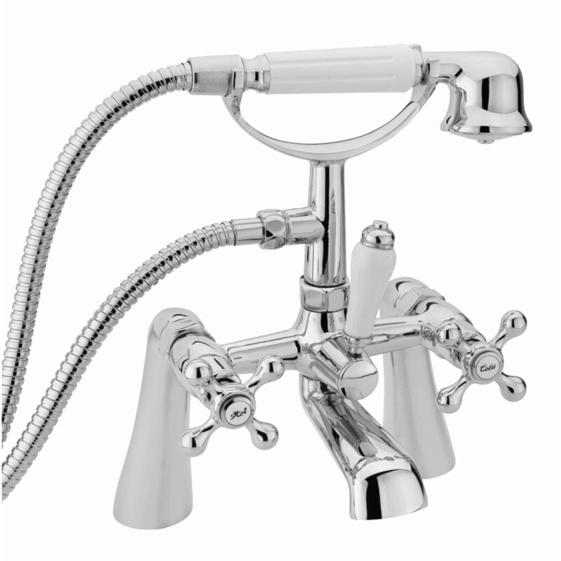 Mm_unverified_brand - Sagittarius Fantasy Bath Shower Mixer Tap Pillar Mounted - Chrome