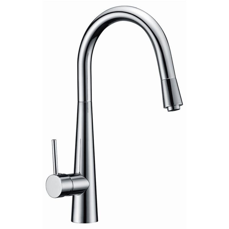 Sagittarius Flare Mono Kitchen Sink Mixer Tap - Chrome