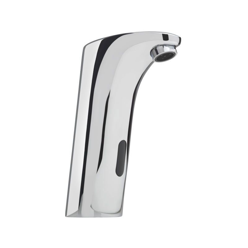 Sagittarius Infra-Red Angled Round Basin Mixer Tap Deck Mounted - Chrome