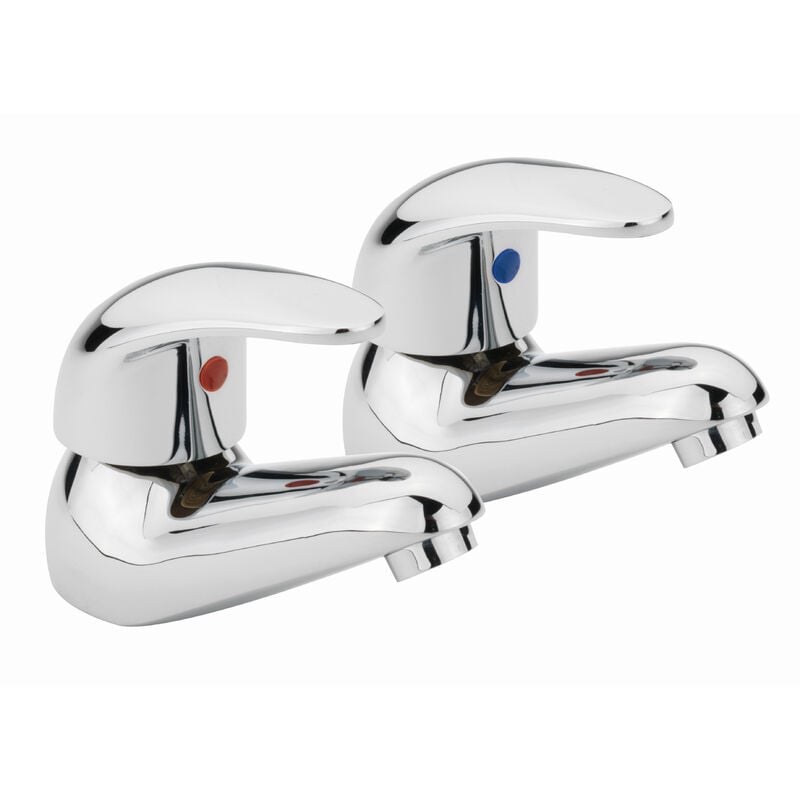 Sagittarius Prestige Basin Taps Pair Chrome