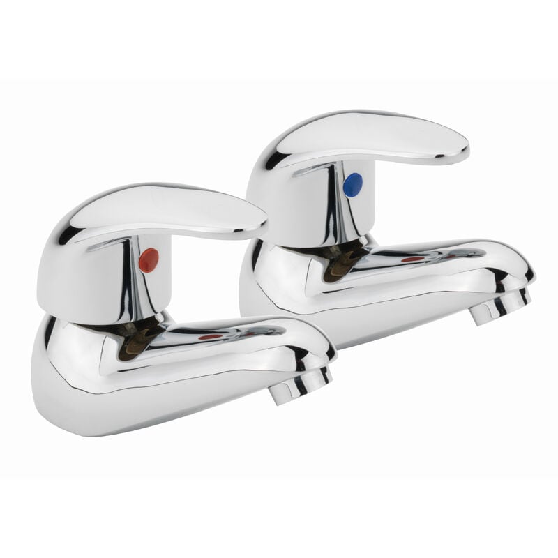 Sagittarius Prestige Bath Taps Pair Chrome