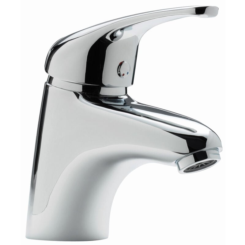 Sagittarius Prestige Deluxe Mono Basin Mixer Tap with Sprung Waste - Chrome