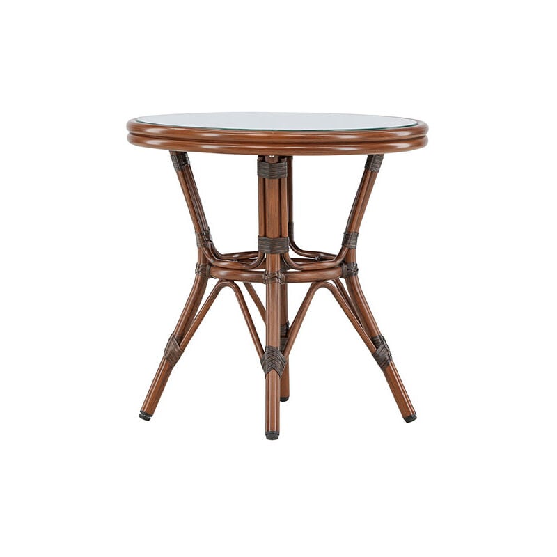 Sagrestable de café Ø60cm marron.