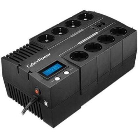SAI Línea Interactiva Cyberpower BR1000ELCD/ 1000VA-600W/ 8 Salidas/ Formato Bloque