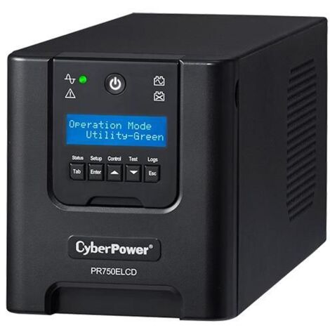 SAI Línea Interactiva Cyberpower PR750ELCD/ 750VA-675W/ 6 Salidas/ Formato Torre