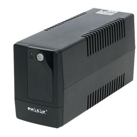 SAI Línea Interactiva Phasak Basic Interactive 800 VA/ 800VA-480W/ 2 Salidas/ Formato Torre