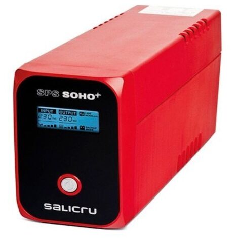 SAI Línea Interactiva Salicru SPS 1200 SOHO+/ 1200VA-720W/ 4 Salidas/ Formato Torre