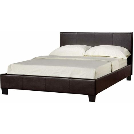 Saido 4.6 Double Bed Brown - Brown